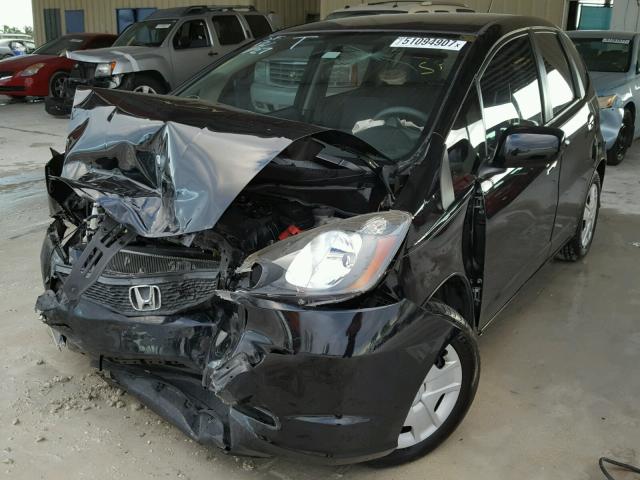 JHMGE8H33DC053503 - 2013 HONDA FIT BLACK photo 2