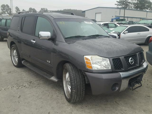 5N1AA08A55N711133 - 2005 NISSAN ARMADA SE GRAY photo 1