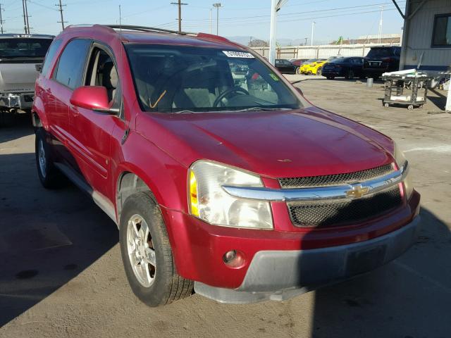 2CNDL63F966031156 - 2006 CHEVROLET EQUINOX LT RED photo 1