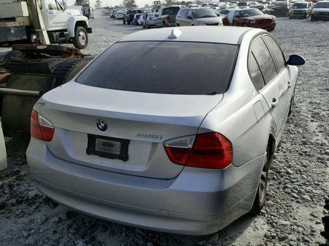 WBAVB17566NK37141 - 2006 BMW 325 I AUTO SILVER photo 4