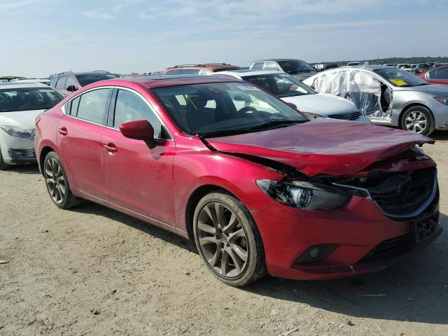 JM1GJ1W5XE1100399 - 2014 MAZDA 6 GRAND TO MAROON photo 1