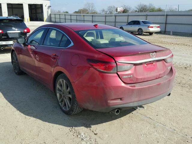 JM1GJ1W5XE1100399 - 2014 MAZDA 6 GRAND TO MAROON photo 3