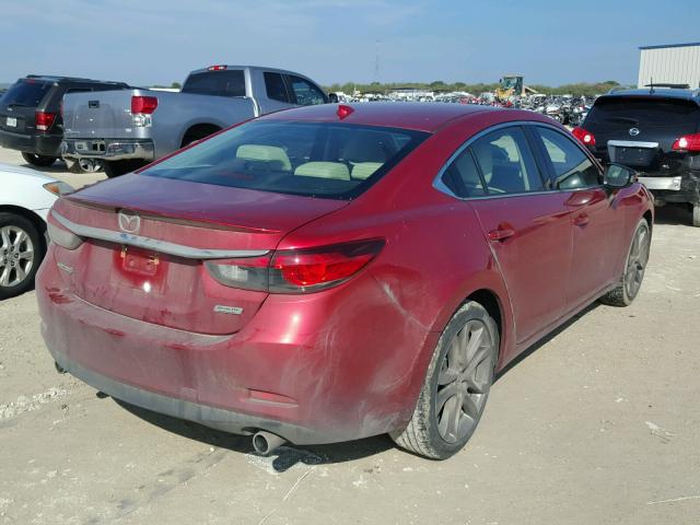 JM1GJ1W5XE1100399 - 2014 MAZDA 6 GRAND TO MAROON photo 4