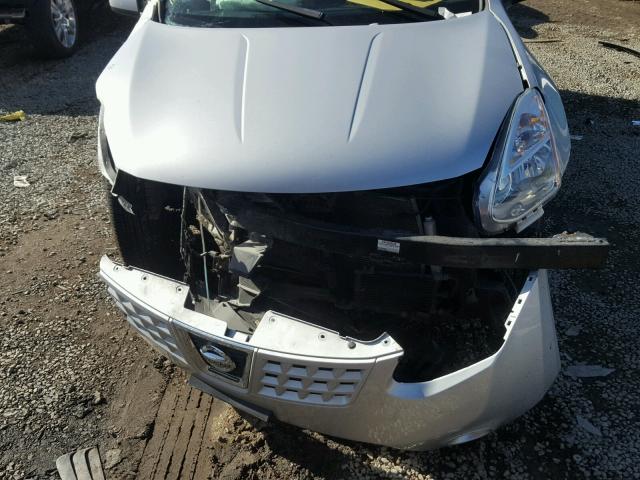 JN8AS58V99W431043 - 2009 NISSAN ROGUE S SILVER photo 7