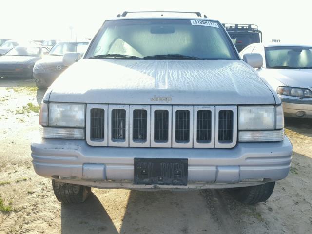 1J4GZ78YXVC533691 - 1997 JEEP GRAND CHER GRAY photo 9