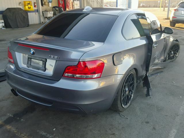 WBAUC73559VK95375 - 2009 BMW 135 I GRAY photo 4