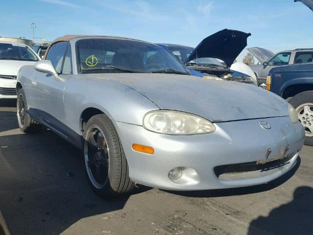 JM1NB353010205629 - 2001 MAZDA MX-5 MIATA SILVER photo 1