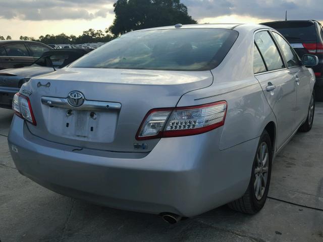 4T1BB3EK8AU124456 - 2010 TOYOTA CAMRY HYBR SILVER photo 4