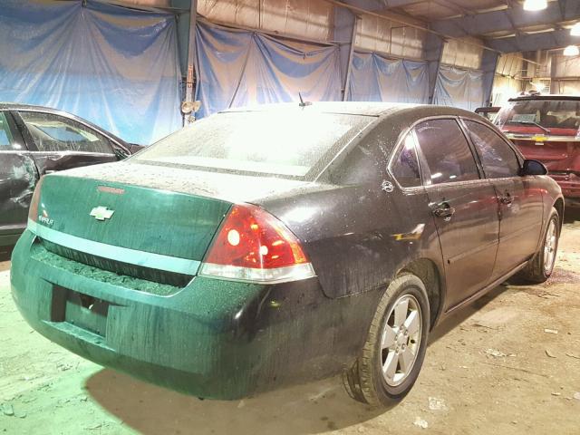 2G1WT58K969200659 - 2006 CHEVROLET IMPALA LT BLACK photo 4