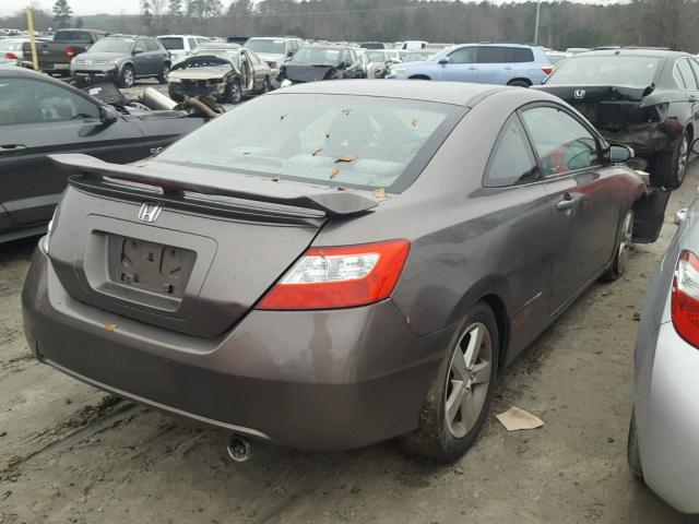 2HGFG12886H573913 - 2006 HONDA CIVIC EX GRAY photo 4