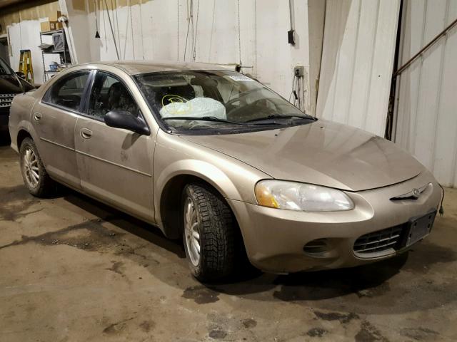 1C3EL46X33N598394 - 2003 CHRYSLER SEBRING LX GOLD photo 1