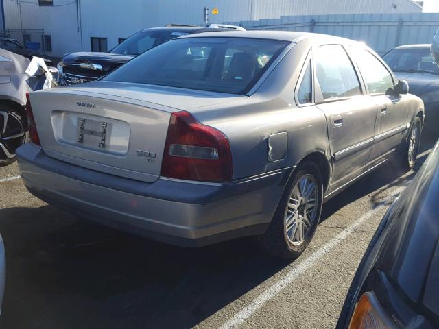 YV1TS90D111174521 - 2001 VOLVO S80 T6 BROWN photo 4