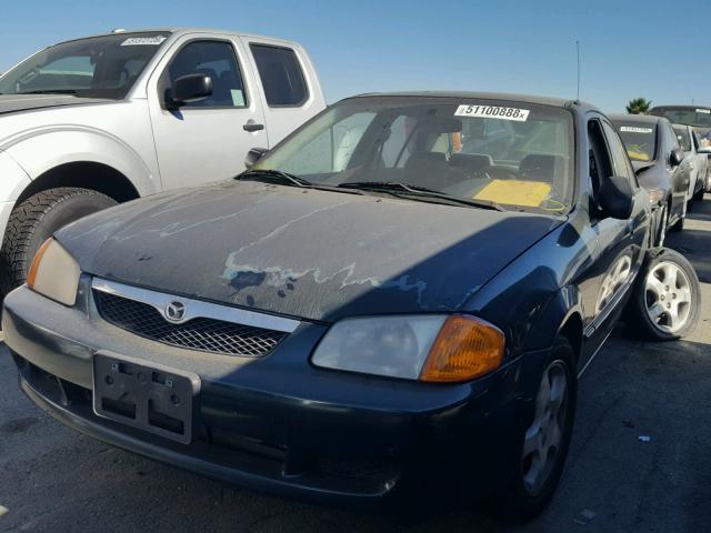 JM1BJ2217X0133078 - 1999 MAZDA PROTEGE ES 绿色 照片 2