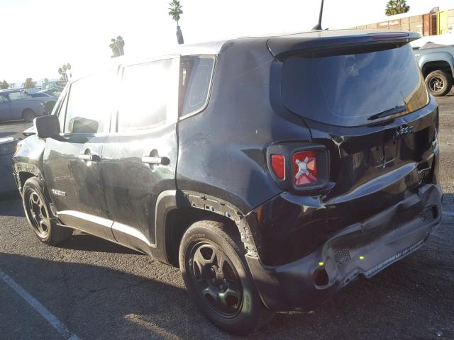 ZACCJAAT0FPB75731 - 2015 JEEP RENEGADE S 黑色 照片 3