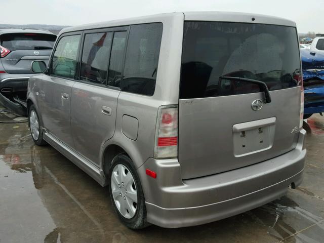 JTLKT324254007280 - 2005 TOYOTA SCION XB GRAY photo 3