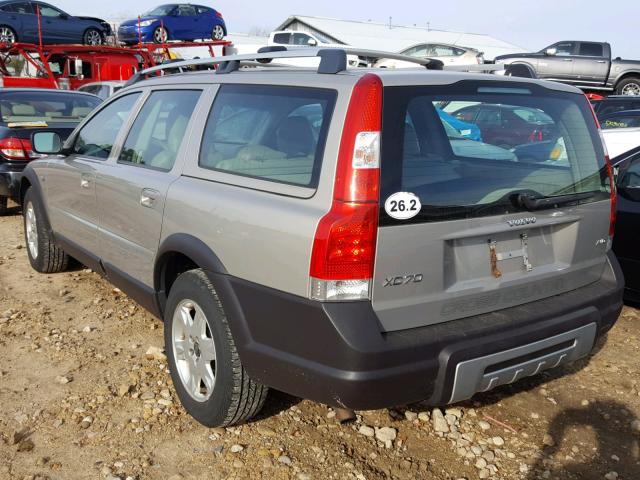 YV1SZ592851194448 - 2005 VOLVO XC70 GOLD photo 3