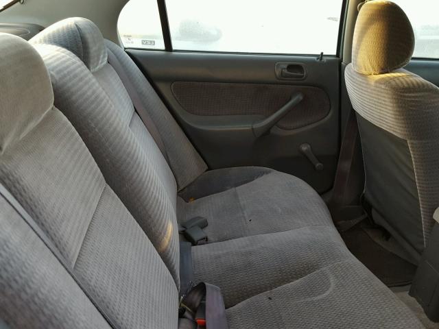 2HGEJ6617YH506987 - 2000 HONDA CIVIC BASE TEAL photo 6