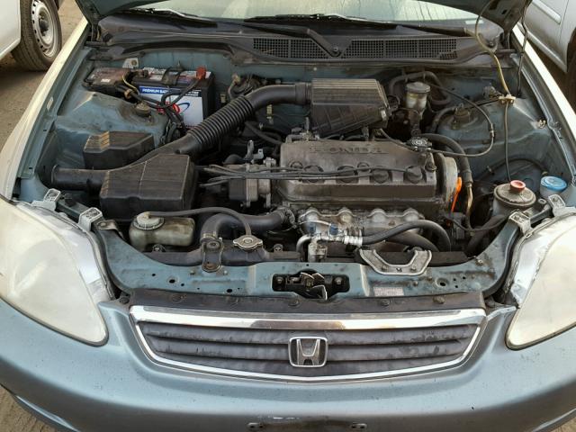 2HGEJ6617YH506987 - 2000 HONDA CIVIC BASE TEAL photo 7