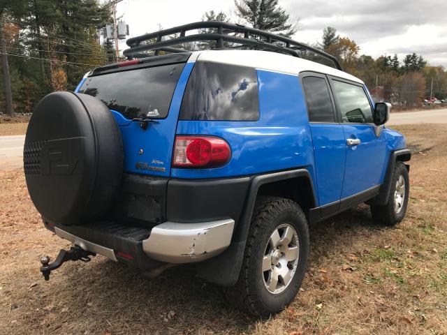 JTEBU11FX80107019 - 2008 TOYOTA FJ CRUISER BLUE photo 4