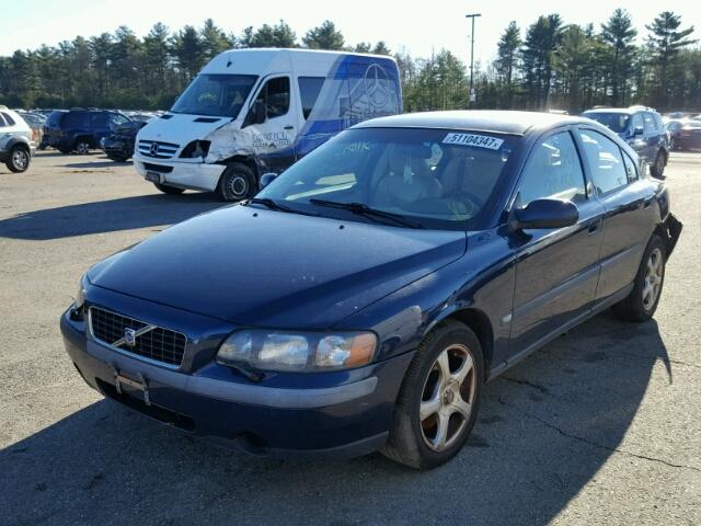 YV1RH58D922157029 - 2002 VOLVO S60 2.5T BLUE photo 2