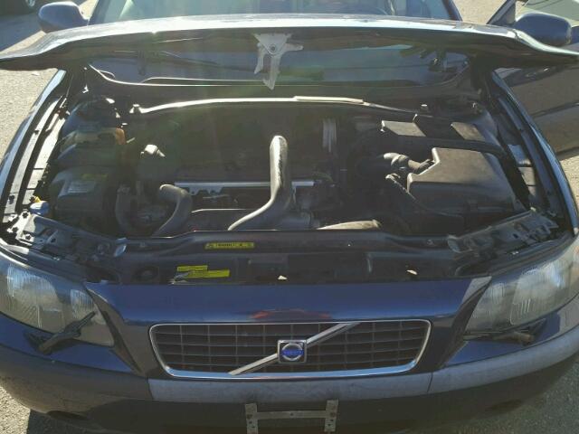 YV1RH58D922157029 - 2002 VOLVO S60 2.5T BLUE photo 7