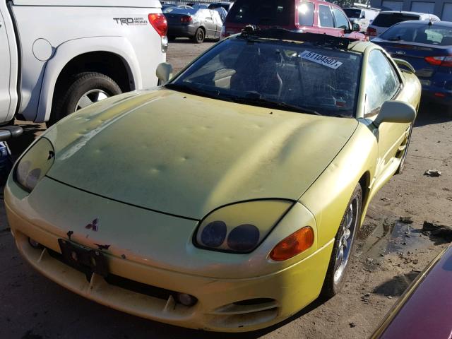 JA3AM54J7SY004302 - 1995 MITSUBISHI 3000 GT SL YELLOW photo 2