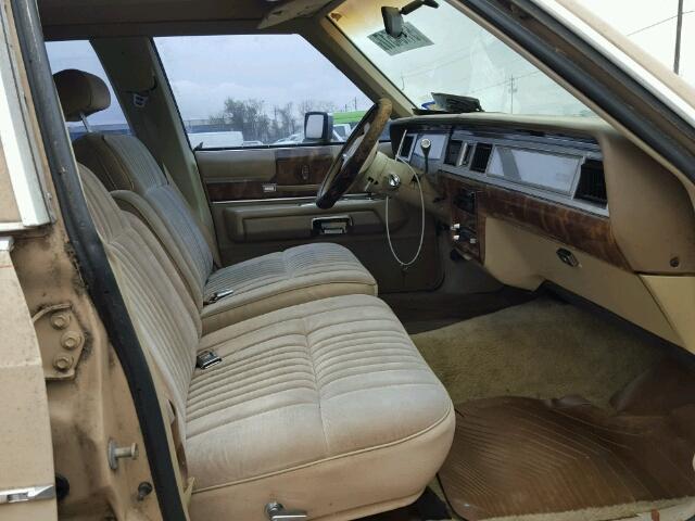 2MEBP95F5GX617507 - 1986 MERCURY GRAND MARQ TAN photo 5