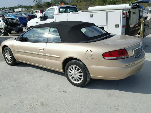 1C3EL55U61N733359 - 2001 CHRYSLER SEBRING LX BEIGE photo 3