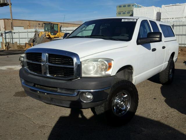 3D7KS28A08G175051 - 2008 DODGE RAM 2500 S WHITE photo 2