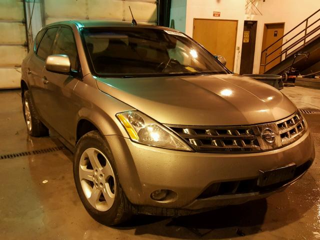 JN8AZ08W94W325353 - 2004 NISSAN MURANO SL TAN photo 1