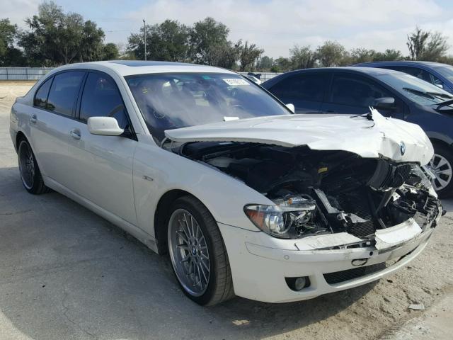 WBAHN83527DT71171 - 2007 BMW 750 WHITE photo 1