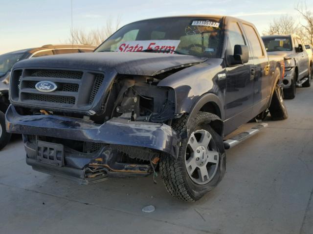 1FTPW14554KD31515 - 2004 FORD F150 SUPER BLUE photo 2