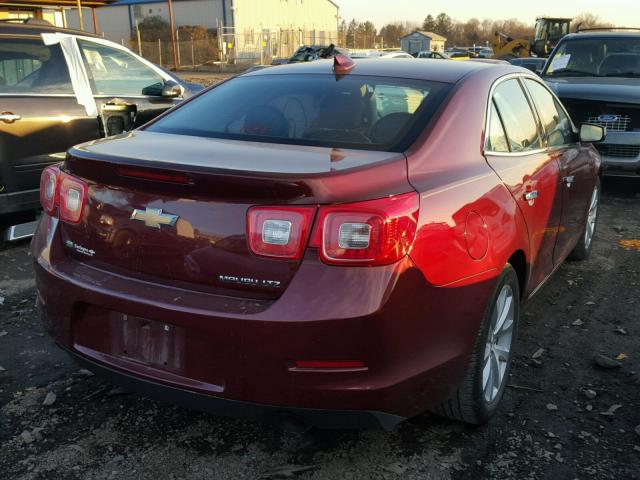 1G11F5SL0FF268343 - 2015 CHEVROLET MALIBU LTZ RED photo 4