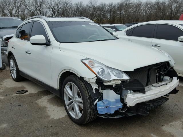 JN1AJ0HR8BM852597 - 2011 INFINITI EX35 BASE WHITE photo 1