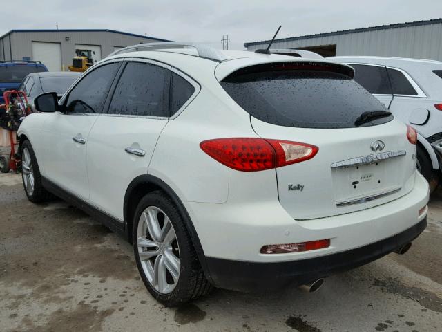 JN1AJ0HR8BM852597 - 2011 INFINITI EX35 BASE WHITE photo 3