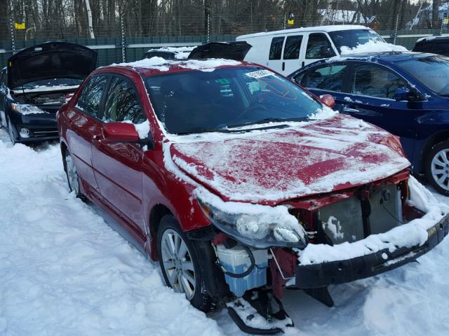 2T1BU4EE6AC472753 - 2010 TOYOTA COROLLA BA RED photo 1