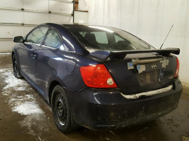 JTKDE177460099581 - 2006 TOYOTA SCION TC BLUE photo 3