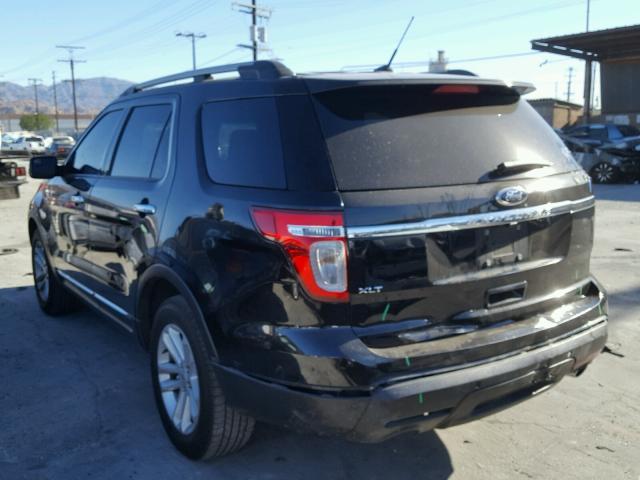 1FM5K7D88FGA87294 - 2015 FORD EXPLORER X BLACK photo 3