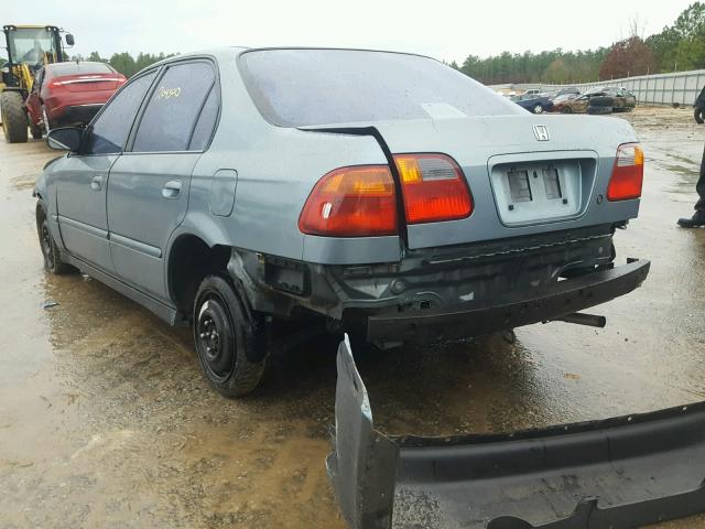2HGEJ6617YH544011 - 2000 HONDA CIVIC BASE Mavi foto 3