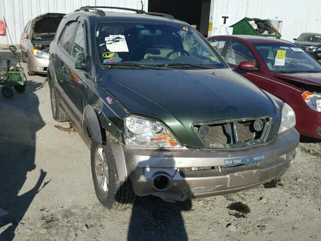 KNDJC733255368197 - 2005 KIA SORENTO EX GREEN photo 1