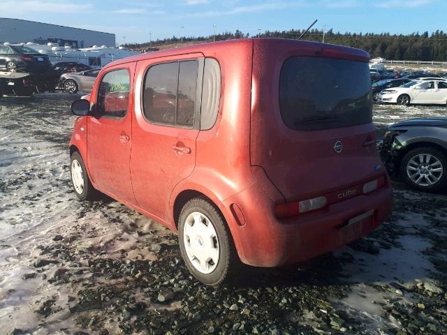 JN8AZ2KR4AT161439 - 2010 NISSAN CUBE BASE RED photo 3