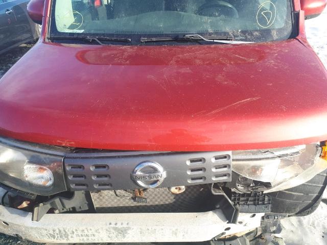 JN8AZ2KR4AT161439 - 2010 NISSAN CUBE BASE RED photo 7