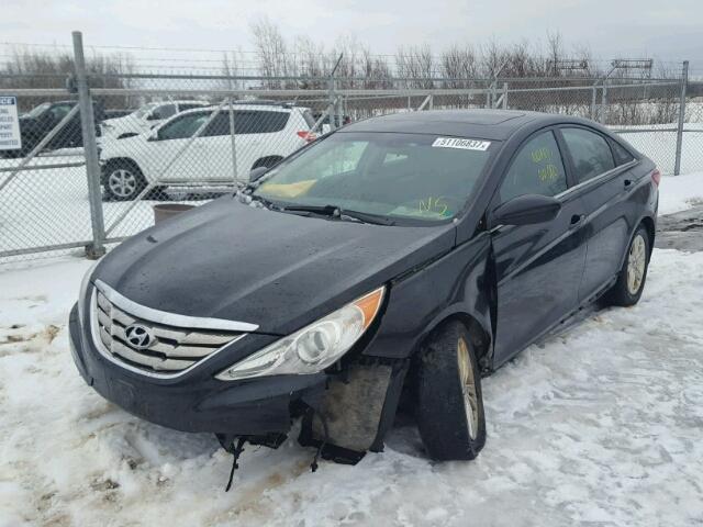 5NPEB4AC9CH334180 - 2012 HYUNDAI SONATA GLS BLACK photo 2