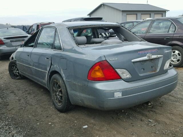 4T1BF28BXYU095997 - 2000 TOYOTA AVALON XL GRAY photo 3