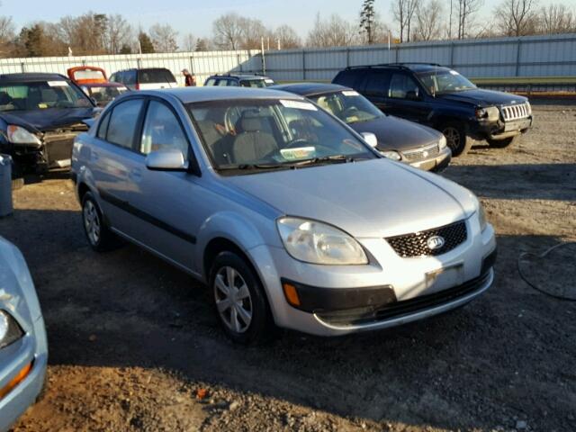 KNADE123666029960 - 2006 KIA RIO SILVER photo 1