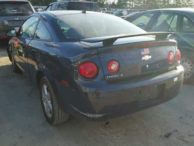 1G1AL18F287131355 - 2008 CHEVROLET COBALT LT BLUE photo 3