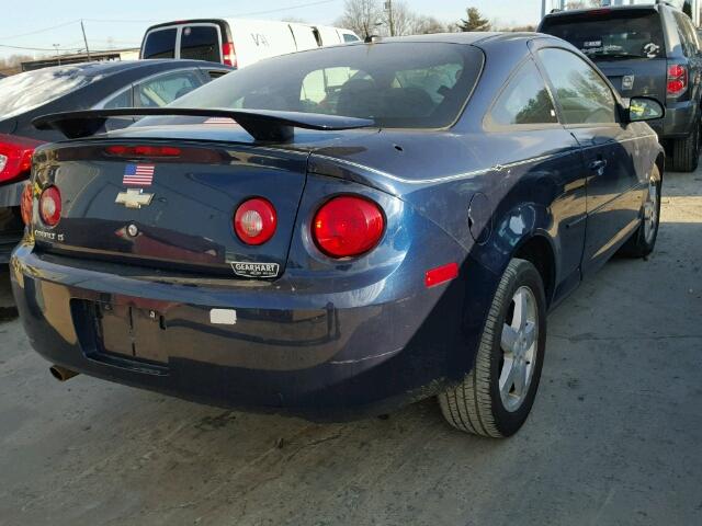 1G1AL18F287131355 - 2008 CHEVROLET COBALT LT BLUE photo 4