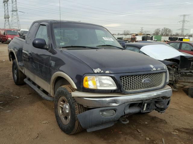 2FTRX08L1YCA87140 - 2000 FORD F150 BLUE photo 1