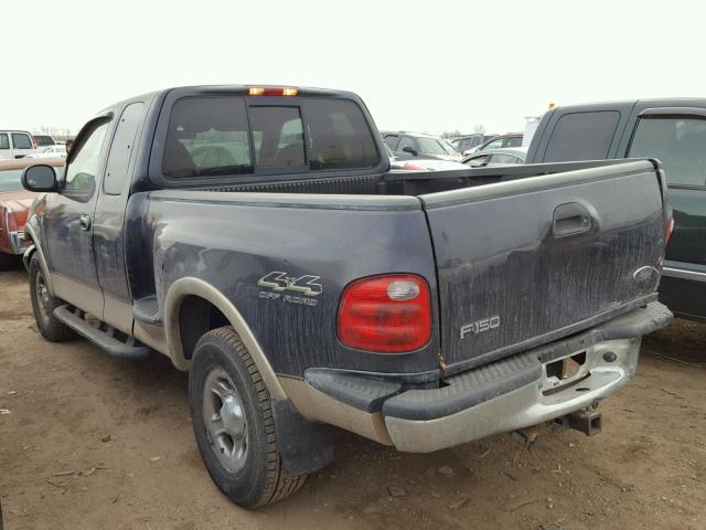 2FTRX08L1YCA87140 - 2000 FORD F150 BLUE photo 3