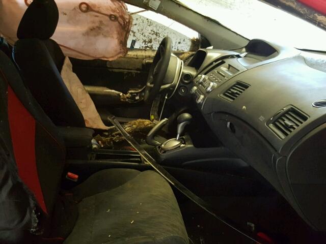 2HGFG12838H573837 - 2008 HONDA CIVIC EX RED photo 5